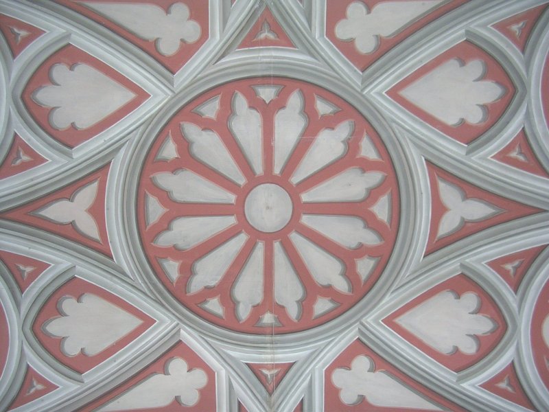 Roof of the Italian Chapel (in a Quonset Hut).